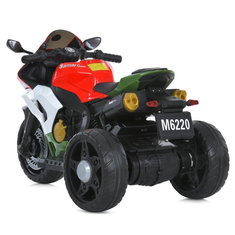 Дитячий електромобіль Мотоцикл Bambi Racer M 6220ELR-3-5 до 25 кг