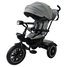 Дитячий триколісний велосипед MODENA El Camino ME 1193 Gray, з батьківською ручкою
