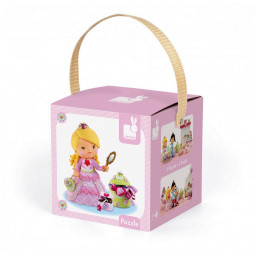 Набор из 2 пазлов Janod Роза играет принцессу J02770