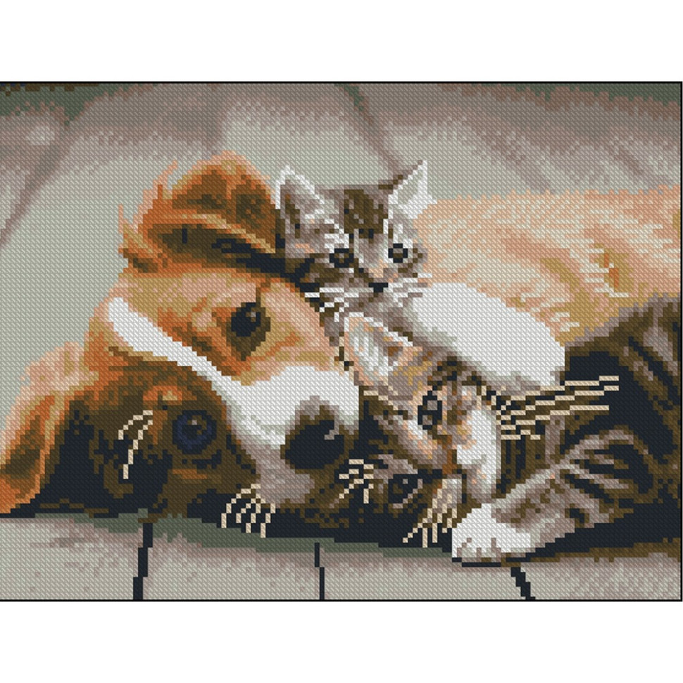 Алмазная мозаика без подрамника