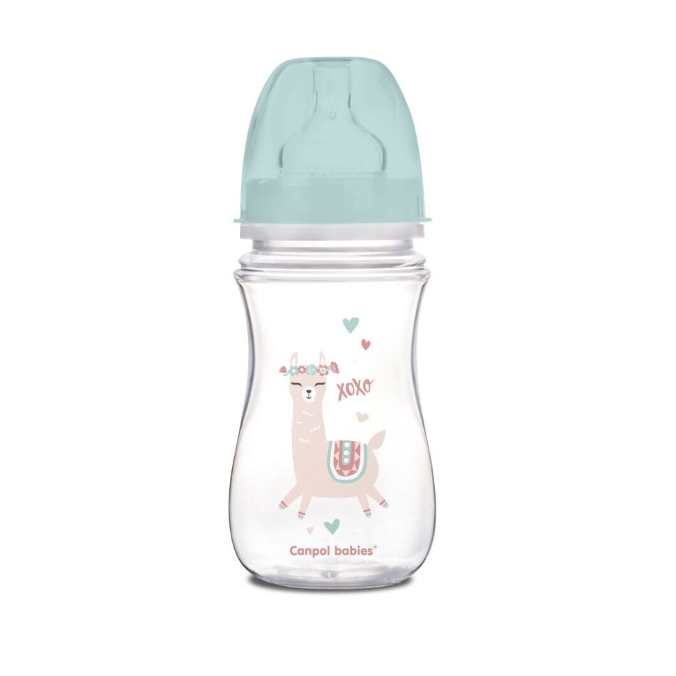Бутылка антиколиковая Easystart Canpol babies 35/221_gre с широким отверстием, 240 мл