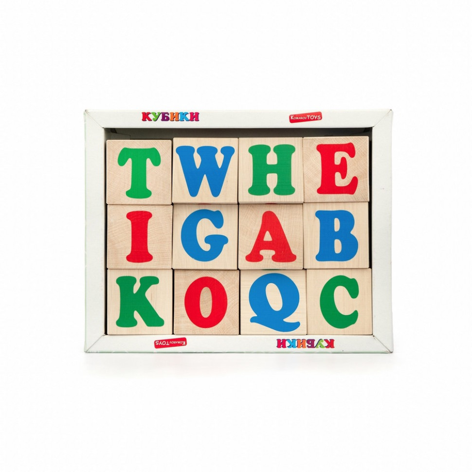 Дитячі дерев'яні кубики