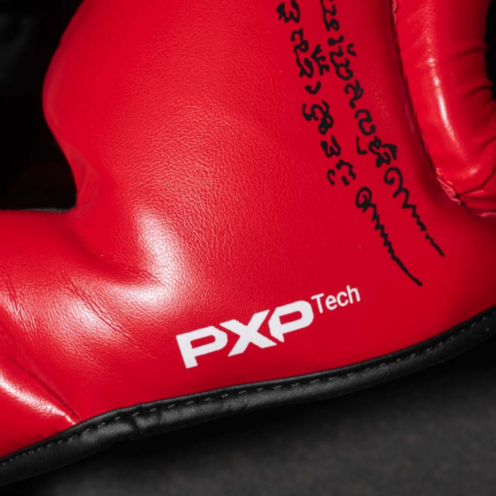Боксерський шолом Muay Thai Full Face Phantom PHHG2682 Red (капа в подарунок)