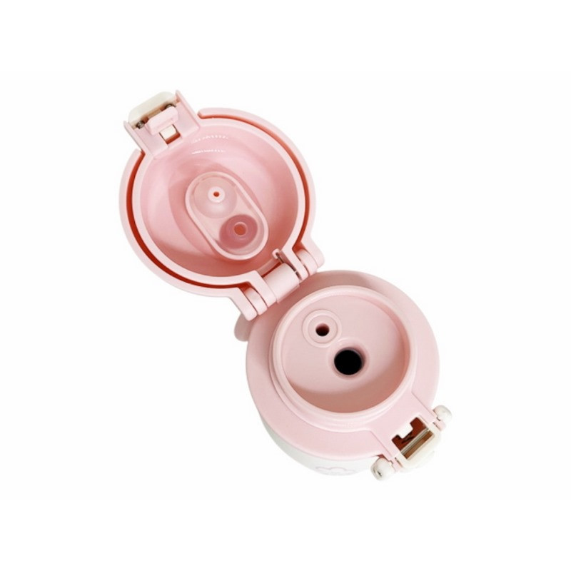 Дитячий термос-поїлка Mega Zayka MGZ-0334(Pink) рожевий, 350 мл