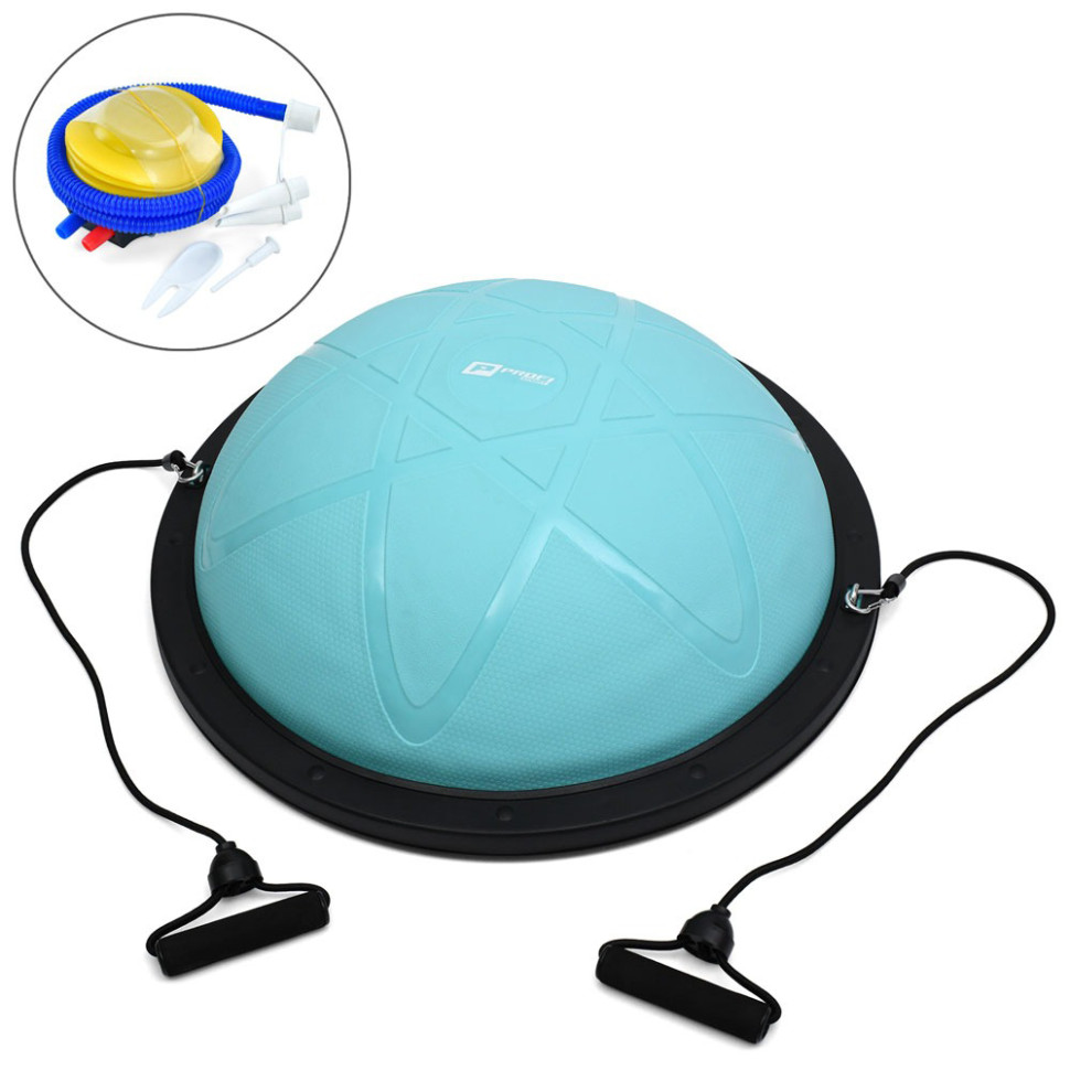 Балансировочная платформа с эспандером Prof1 MS 2609-4 диаметр 60 см