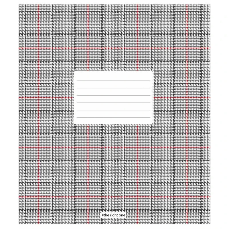 Тетрадь ученическая «Houndstooth print» Школярик 024-3387K-3 в клеточку, 24 листа