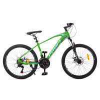 Велосипед підлітковий PROFI G24VELOCITY A24.1 зелено-чорний
