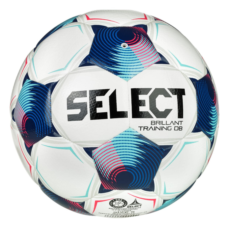М'яч футбольний BRILLANT TRAINING DB v25 Select 086415-002 білий/синій, розмір 5