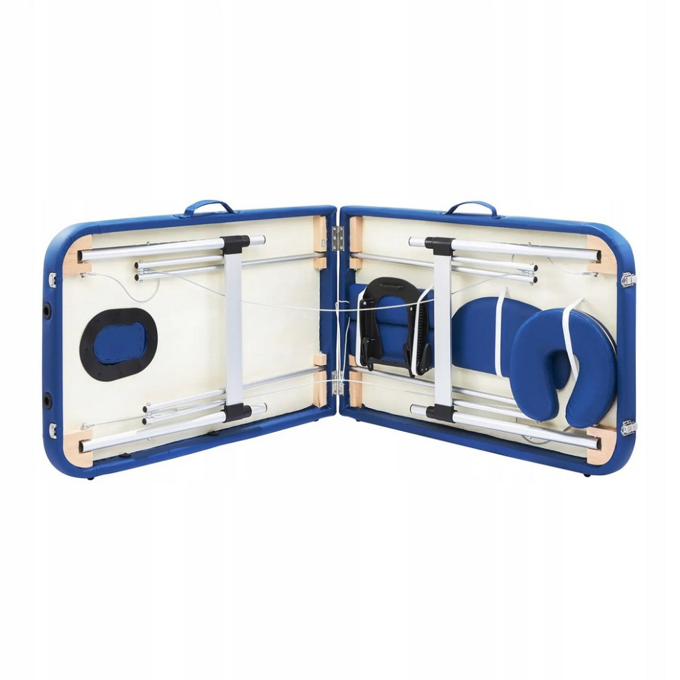 Массажный стол складной Massage Table Alu W60 4FIZJO TABLEW60BLUE, Blue