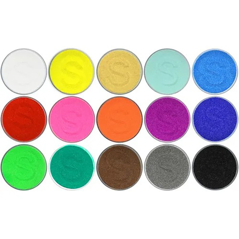 Набір кольорового піску для творчості Bambi SMC-15, 15 кольорів по 100 г