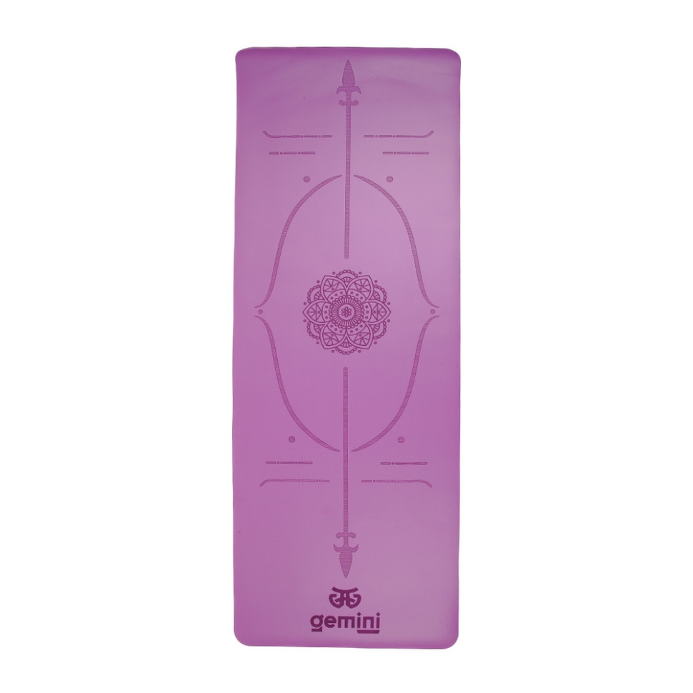 Килимок для фітнесу та йоги Gemini Sport PUY-2899PUR 183х68х0,5 см