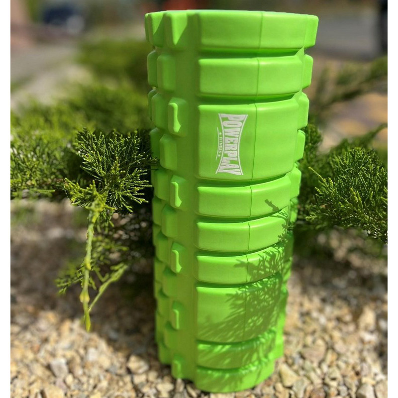 Массажный ролик (роллер) 4025 Massage Roller PowerPlay PP_4025_Green 33 x 14 см