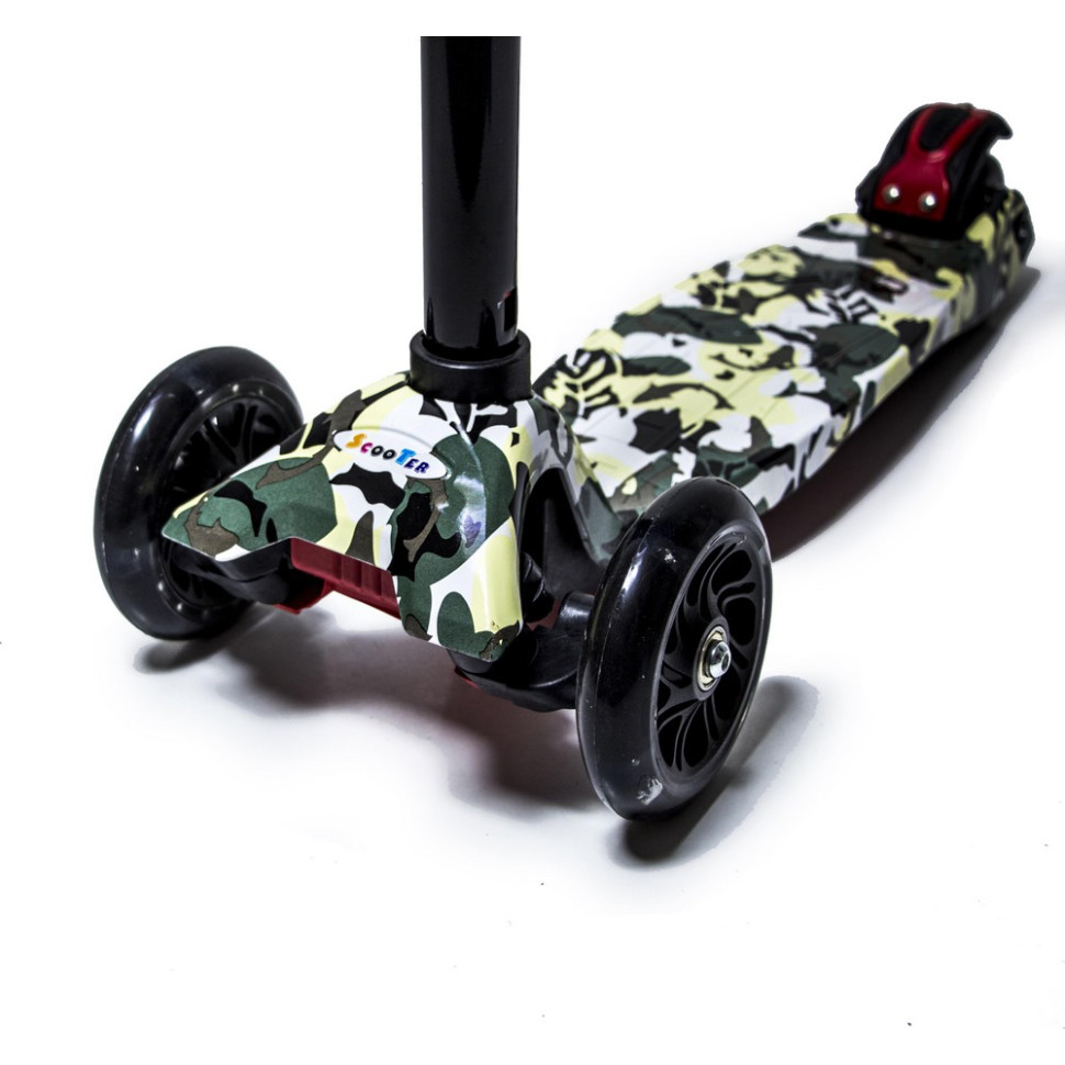 Дитячий самокат триколісний MAXI Military Bambi 995689349