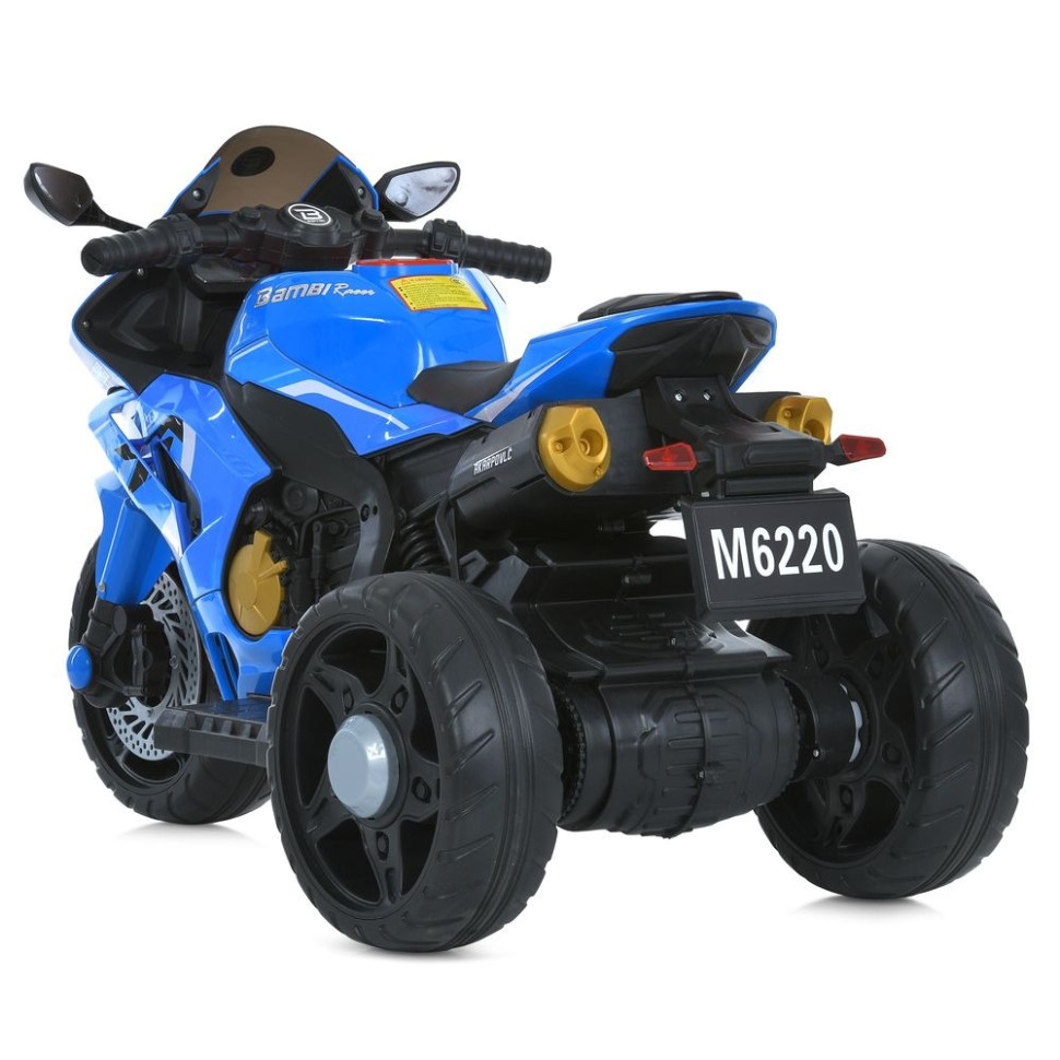 Дитячий електромобіль Мотоцикл Bambi Racer M 6220ELR-4 до 25 кг