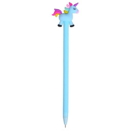 Детская гелевая ручка "Единорог" Bambi 6063(Blue) синяя  Детская гелевая ручка "Единорог" Bambi 6063(Blue) синяя