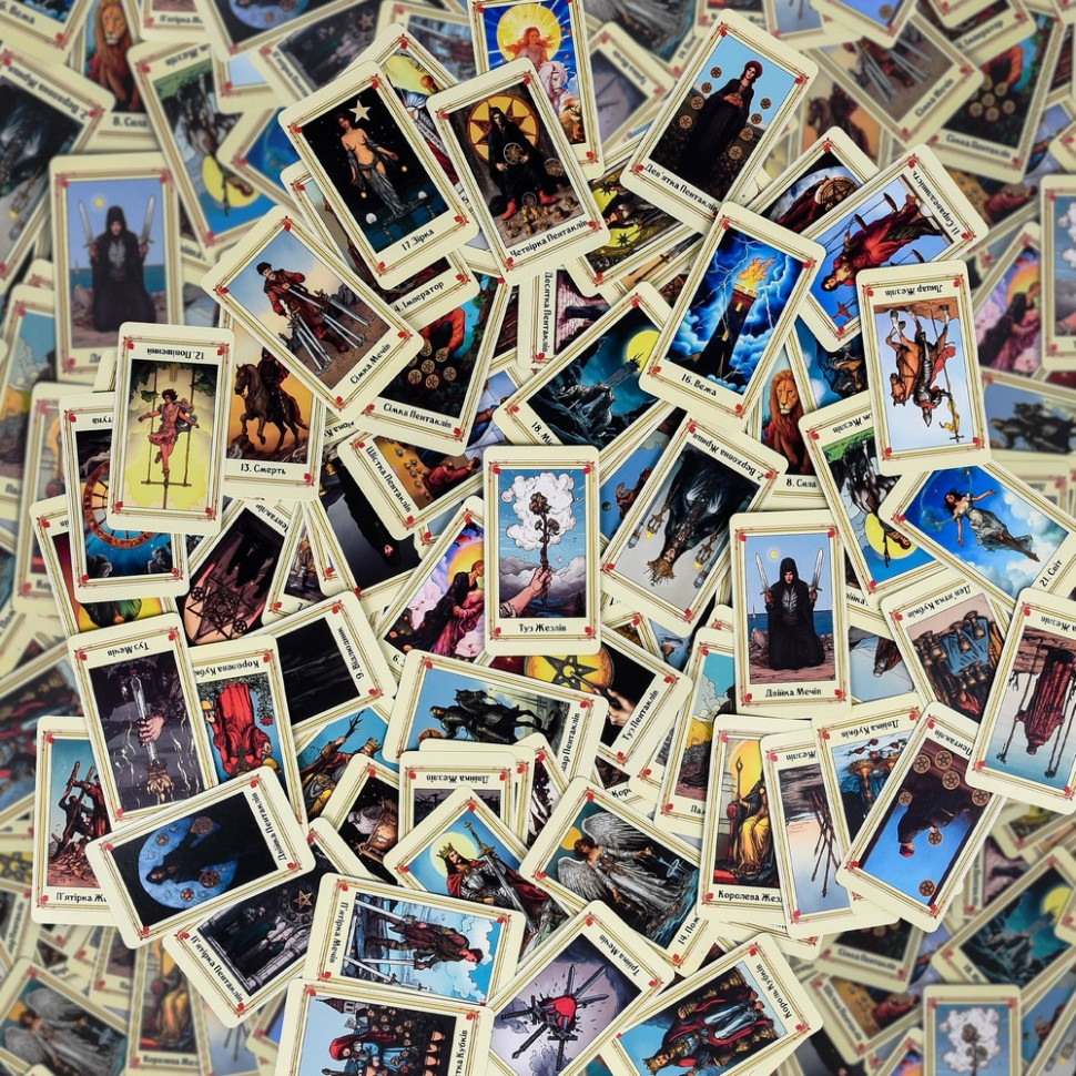 Гадальні карти Таро Strateg 30421 картка з посиланням на інструкцію 78 штук