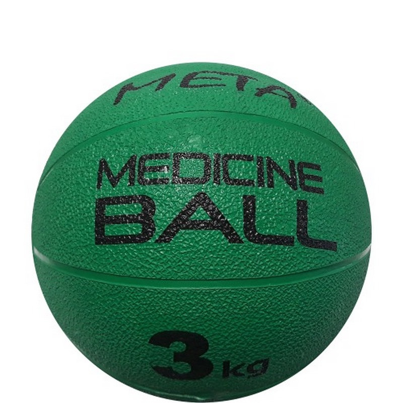 Медбол Colour Medicine Ball 3 kg Meta 3000300100 зелений 23 см