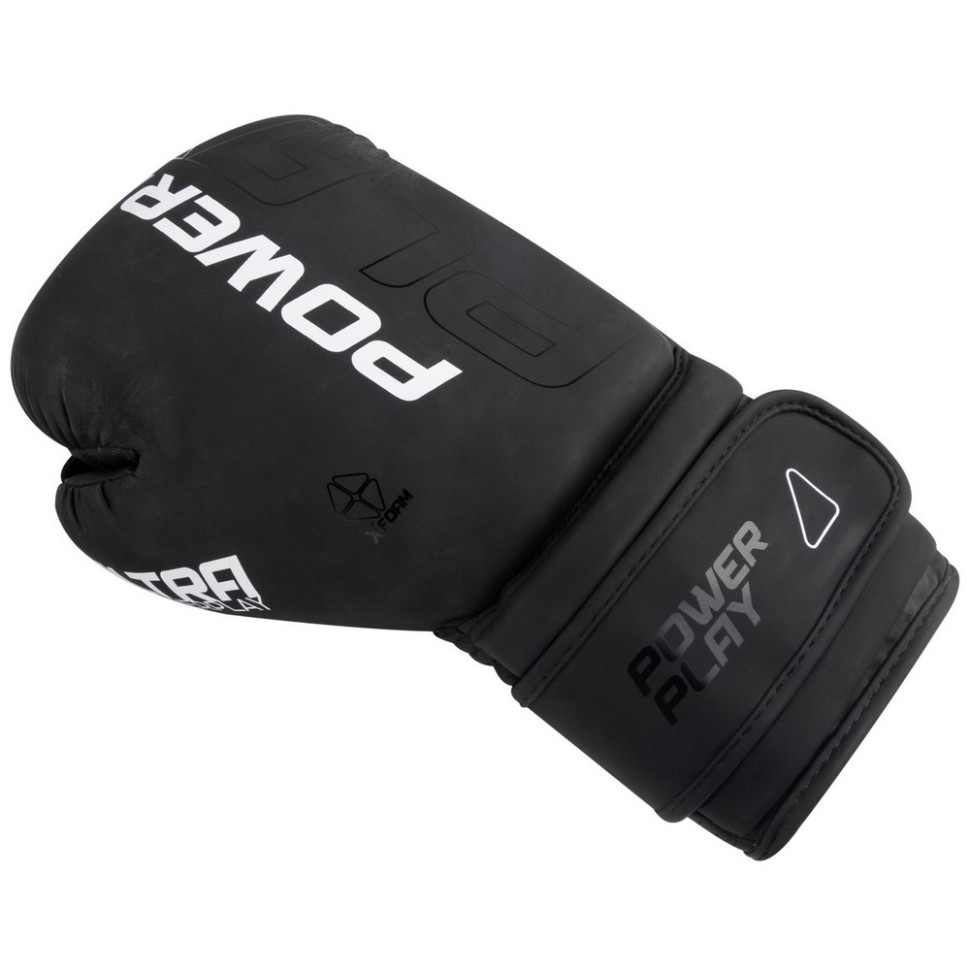 Боксерские перчатки 3024 Ultra Mat PowerPlay PP_3024_8oz_Bl/White, размер 8 унций