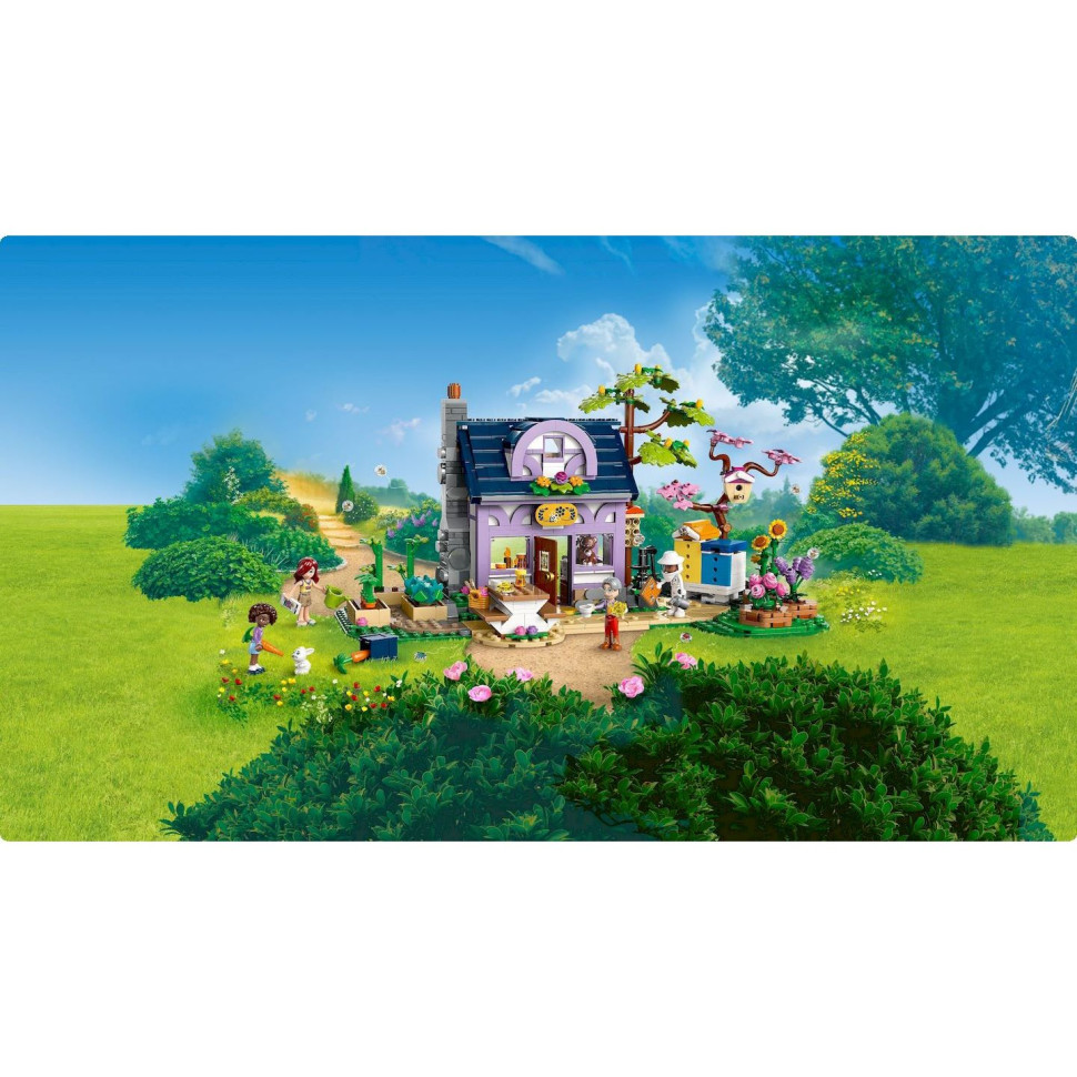 Конструктор LEGO Friends Будиночок і квітник бджолярів 42669, 1161 деталь