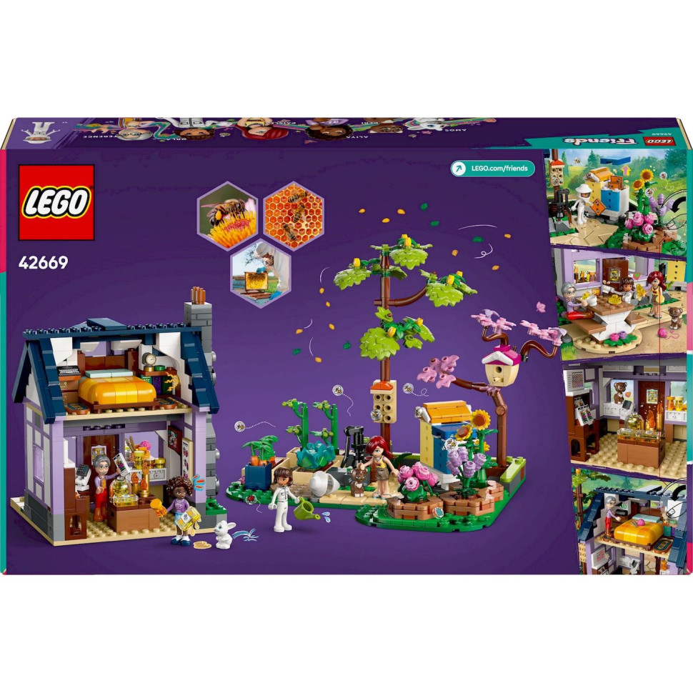 Конструктор LEGO Friends Будиночок і квітник бджолярів 42669, 1161 деталь