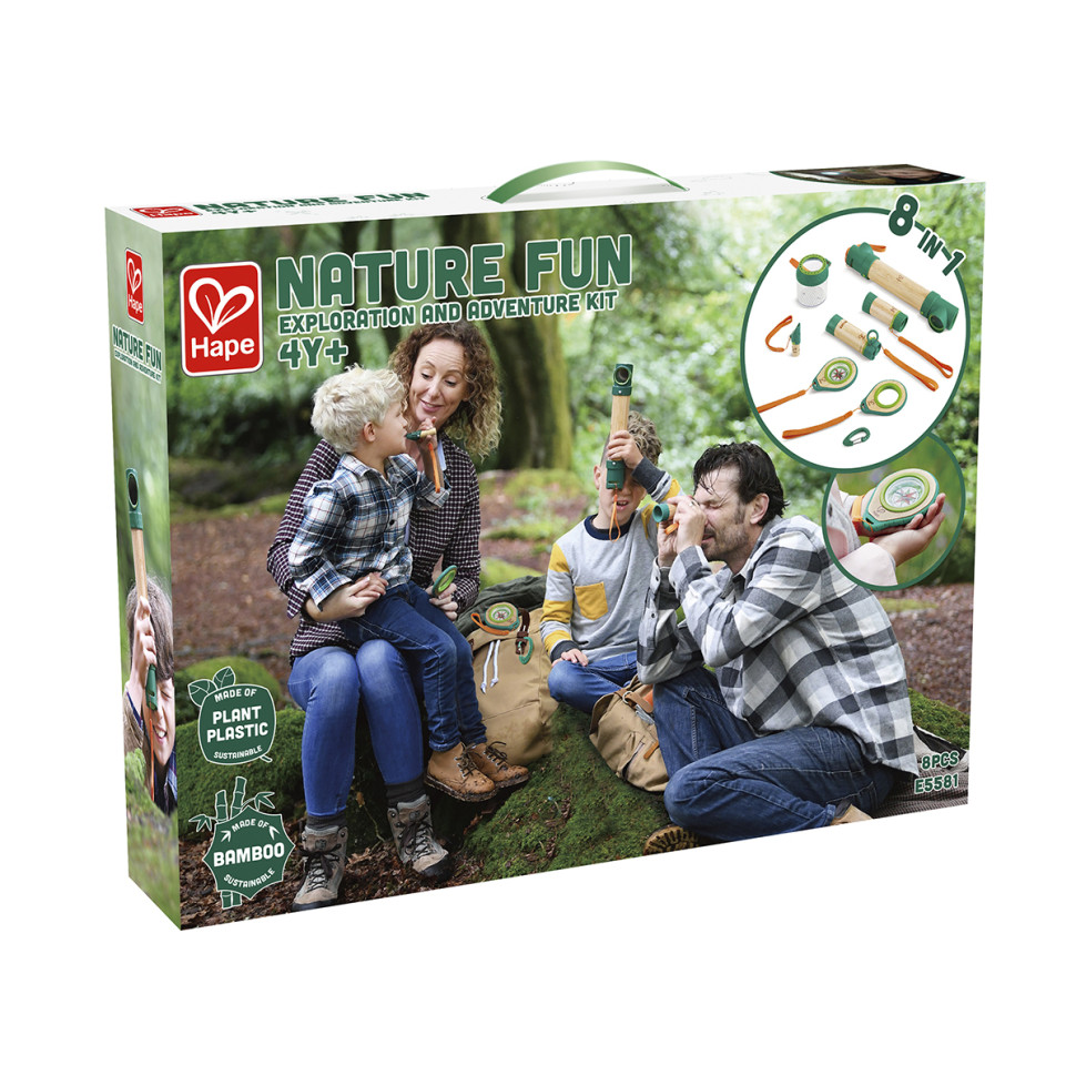 Набор натуралиста Исследования и приключения Hape E5581 Nature Fun 8 в 1