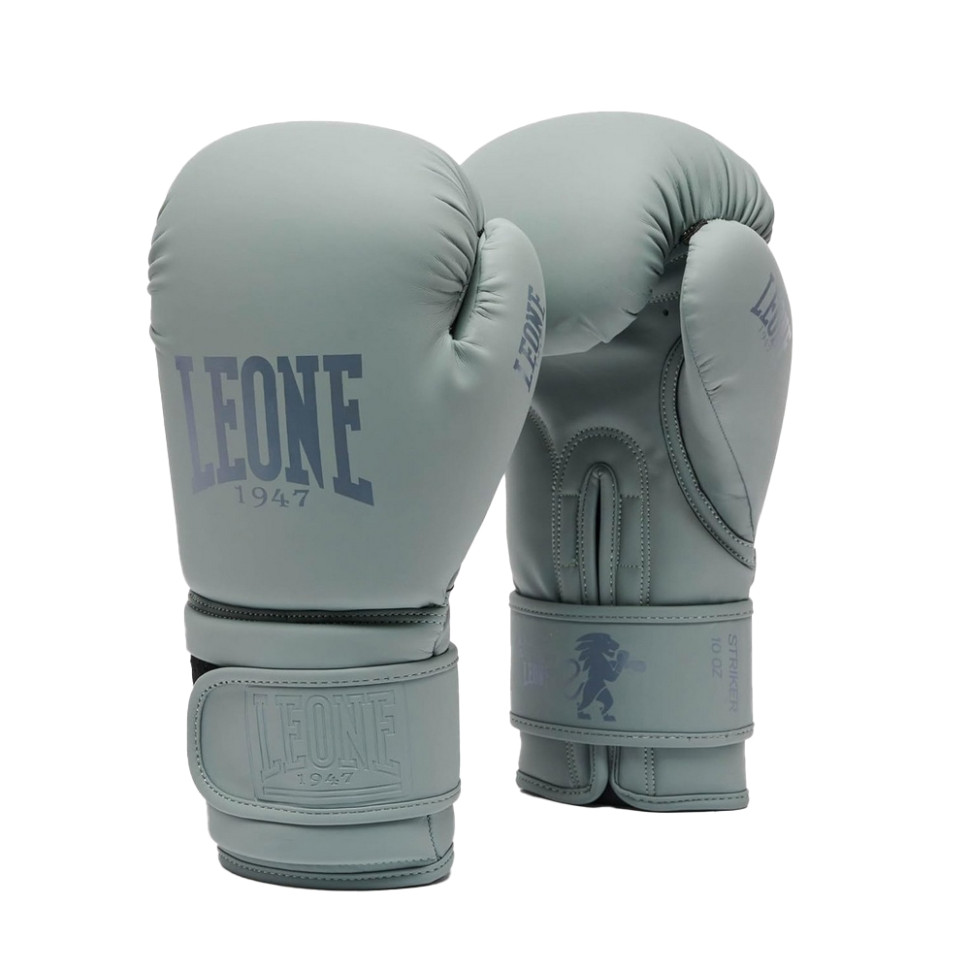Боксерські рукавички GN059 STRIKER Leone GN059_Grey_10oz, Grey 10 унцій
