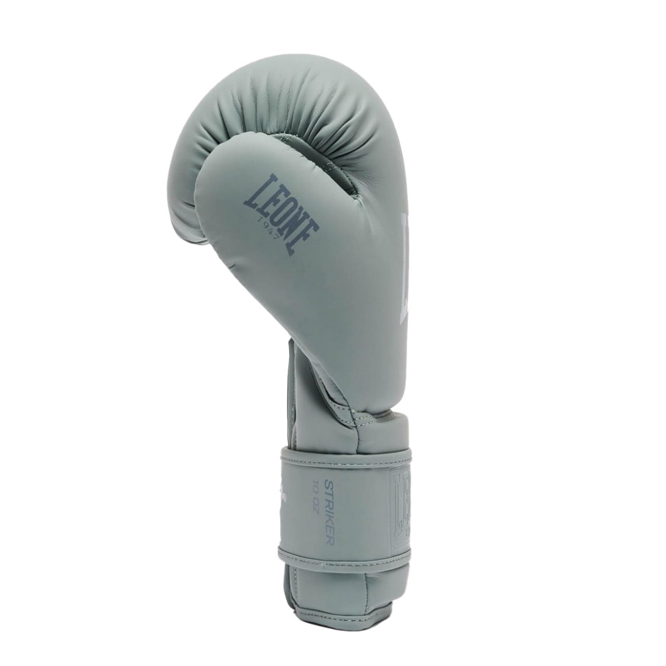 Боксерські рукавички GN059 STRIKER Leone GN059_Grey_10oz, Grey 10 унцій