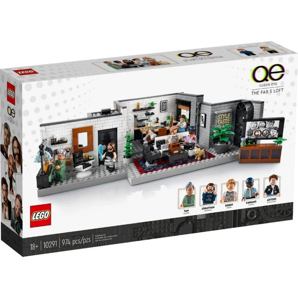 Конструктор LEGO Creator Queer Eye - The Fab 5 Loft 10291-