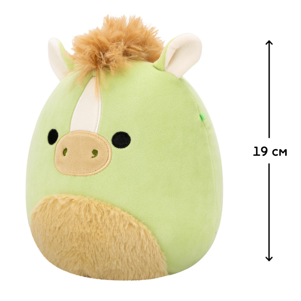 М'яка іграшка Кінь Біллі Squishmallows SQCR07943 салатовий, 19 см