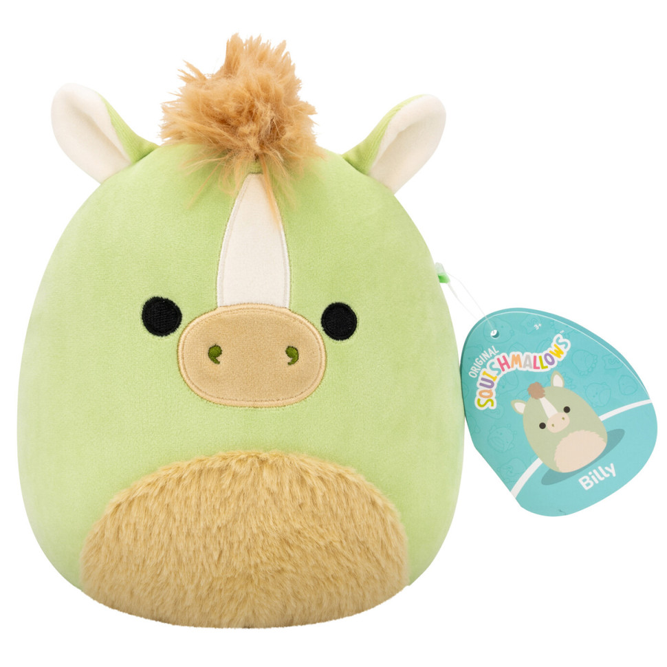 М'яка іграшка Кінь Біллі Squishmallows SQCR07943 салатовий, 19 см