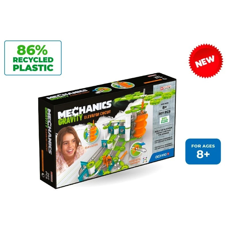 Строительный магнитный конструктор Geomag Gravity 207 RE Elevator Circuit 765GM 207 деталей