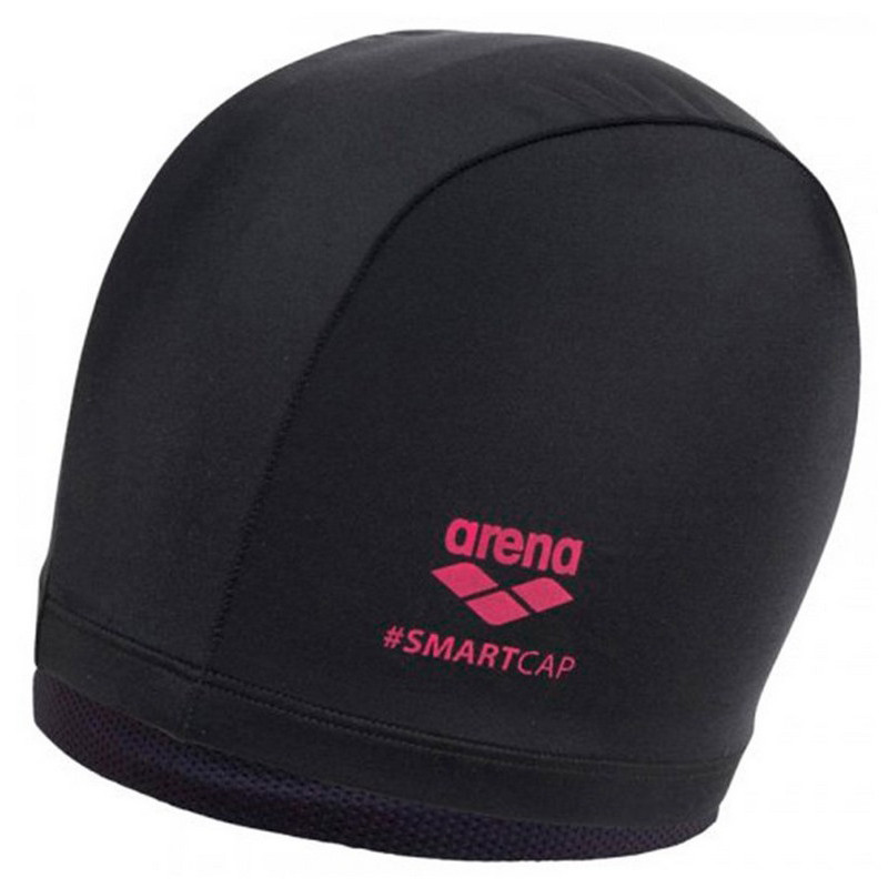 Шапка для плавания SMARTCAP Arena 004401-100 черный, OSFM