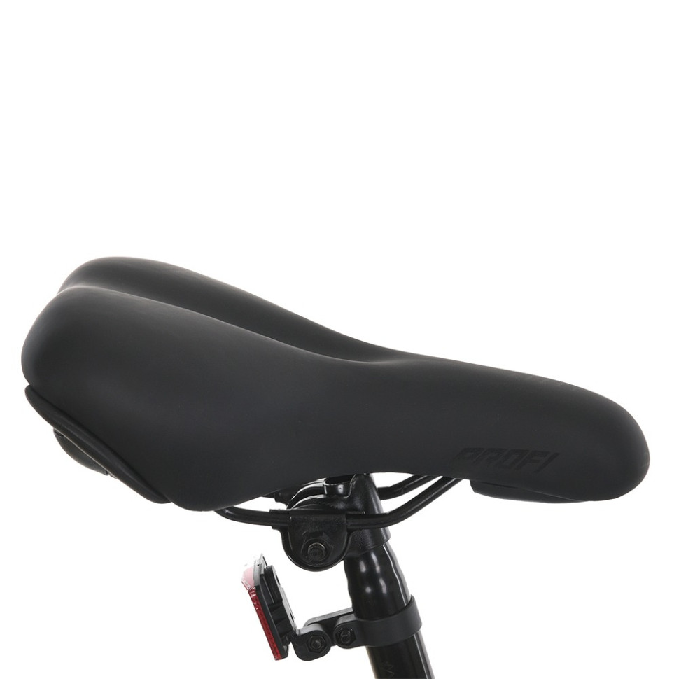 Велосипед PROF1 MTB2602-2, 26 дюймів, алюмінієва рама 13 Shimano 21SP чорно-червоний
