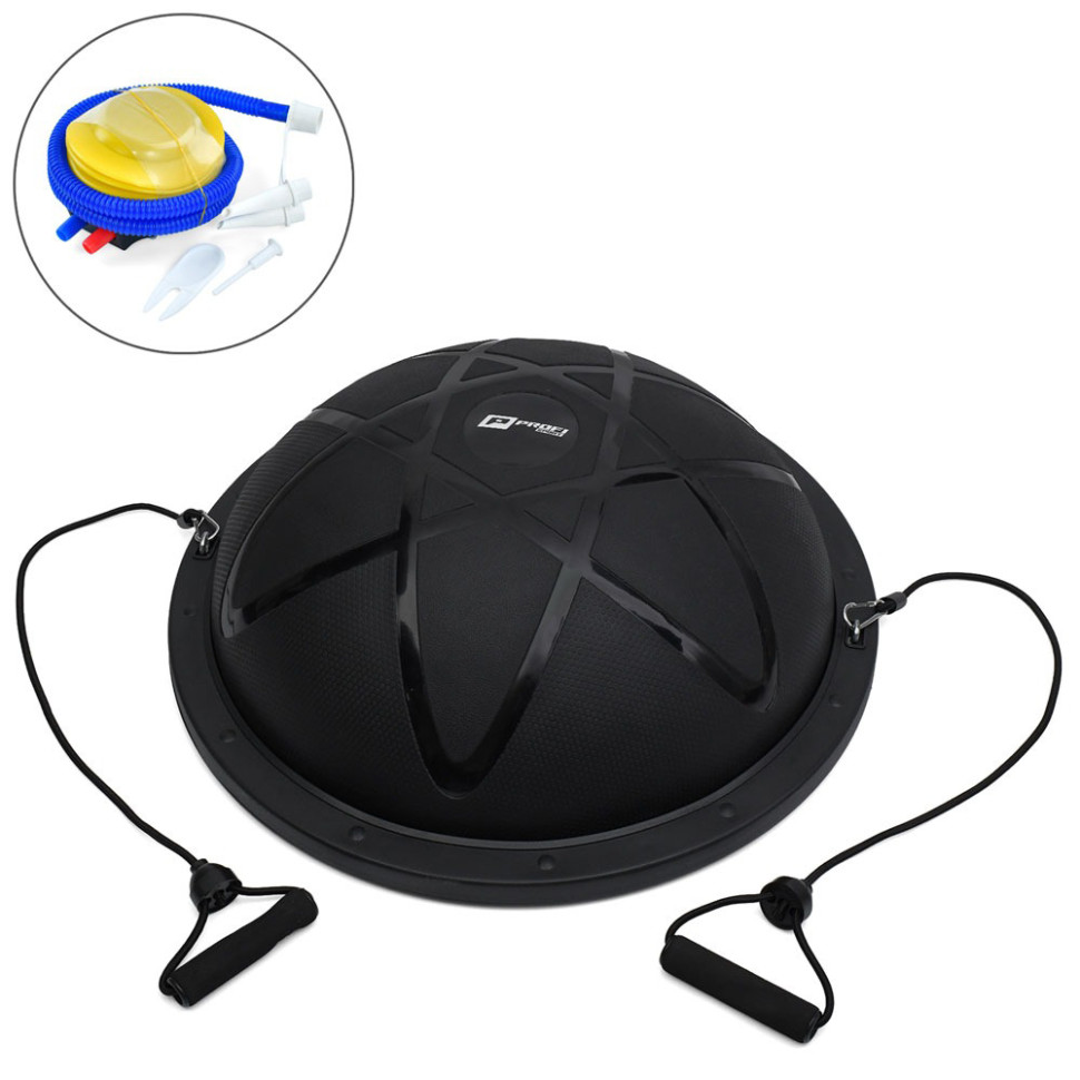 Балансировочная платформа с эспандером Prof1 MS 2609-5 диаметр 60 см