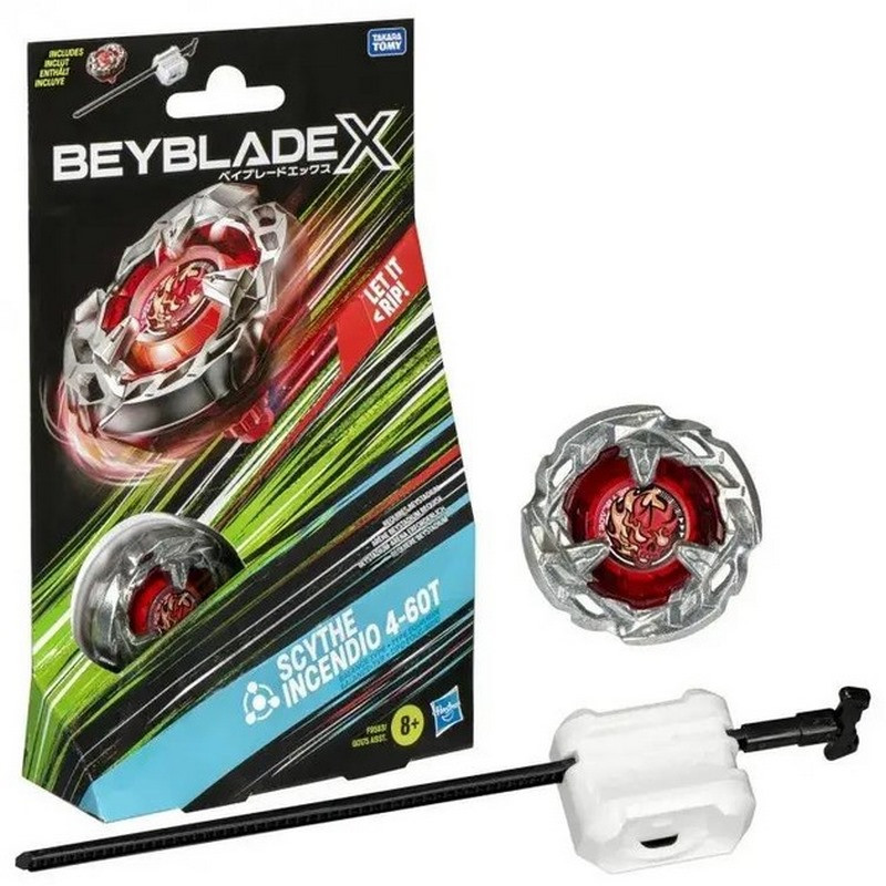 Игрушка волчок Scythe Incendio Hasbro F9583 с пусковым устройством серии 