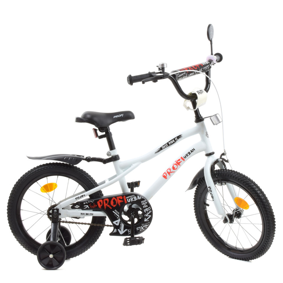 Велосипед дитячий PROF1 Y18251 18 дюймів, білий по цене 3 716 грн.