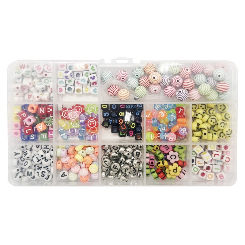 Набор бус для создания украшений Bambi 035-145 леска в комплекте