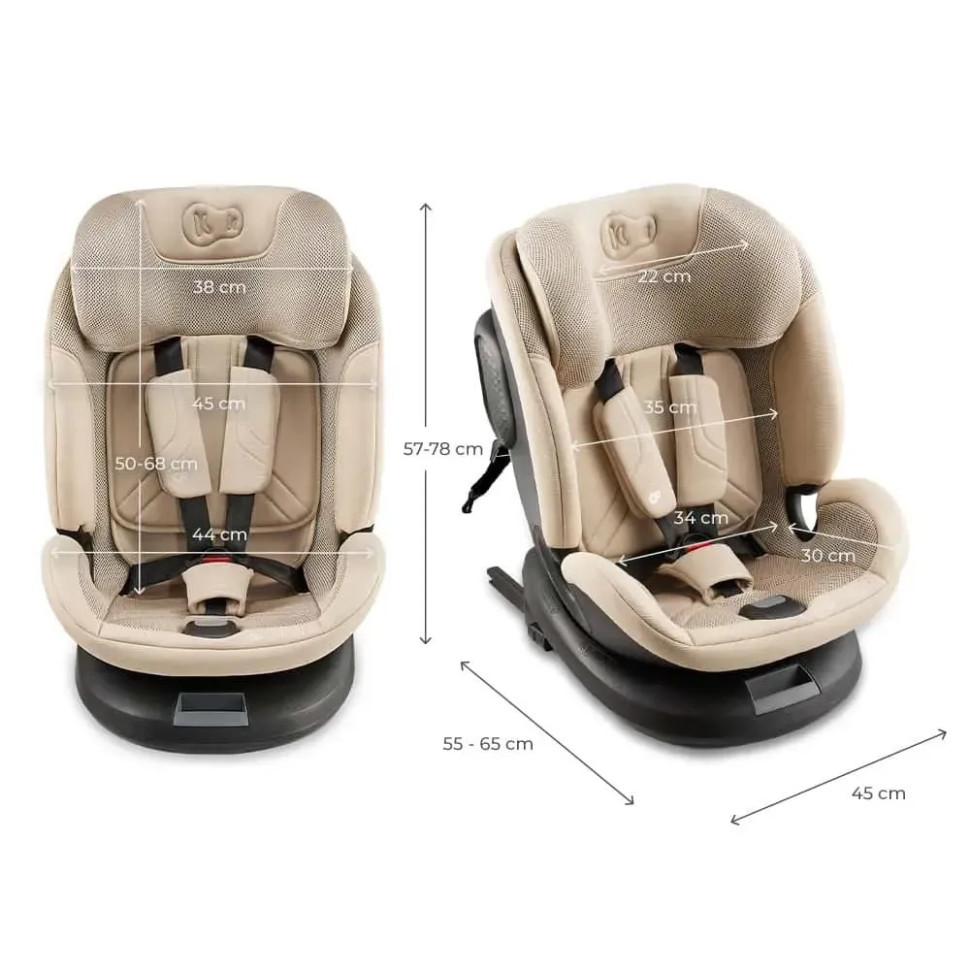 Автокресло детское Xpedition 3 i-Size Kinderkraft KCXPED03BEG0000 Beige
