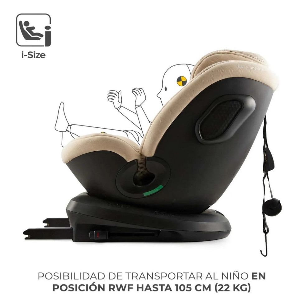 Автокресло детское Xpedition 3 i-Size Kinderkraft KCXPED03BEG0000 Beige