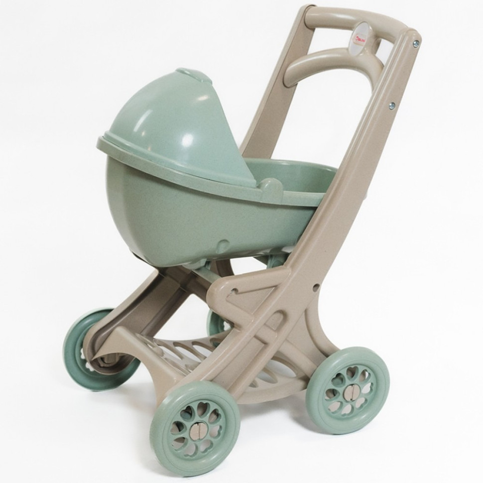 Коляска для кукол с люлькой Doloni 0121/01eco бирюзовый