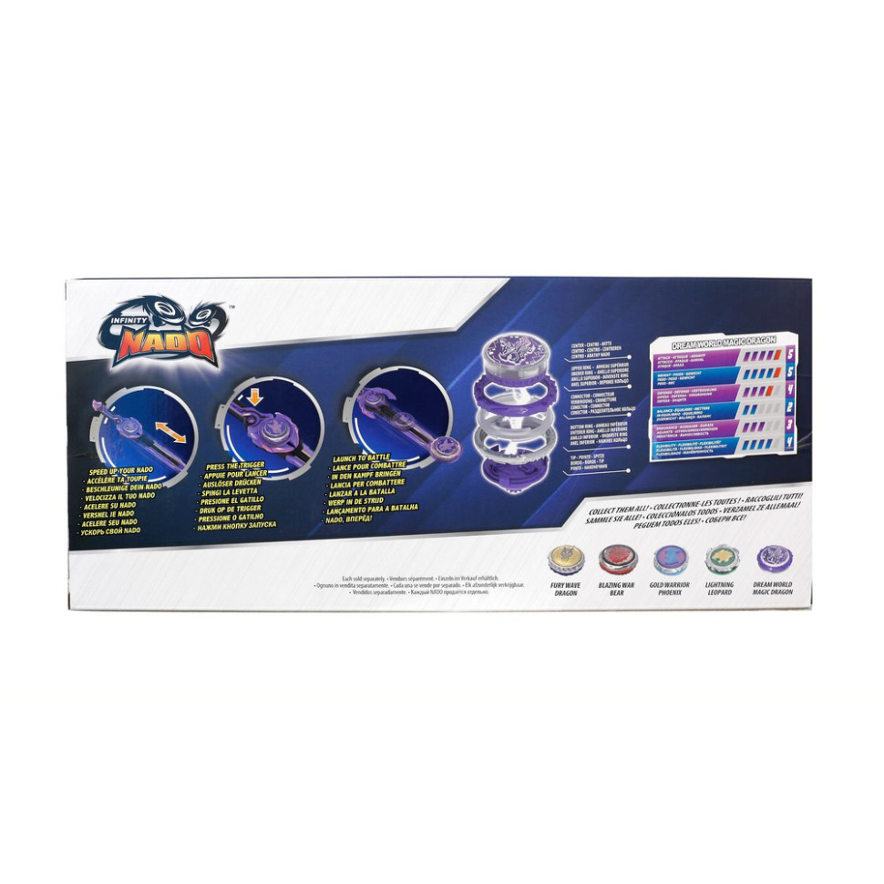 Игровой набор с волчком VI Advanced Pack (Dream World Magic Dragon) Infinity Nado EU654137