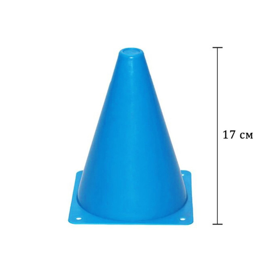 Конус-фішка спортивна EasyFit EF-1678-BL 17 см синя