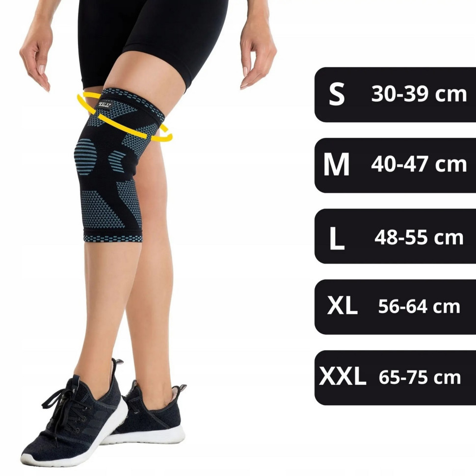 Фіксатор (бандаж) для коліна 4FIZJO 4FJ0451 Size XXL 1 шт.