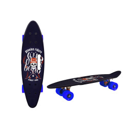 Пенні борд 24" Bambi SC20514 PU колеса, з ручкою (Синій)