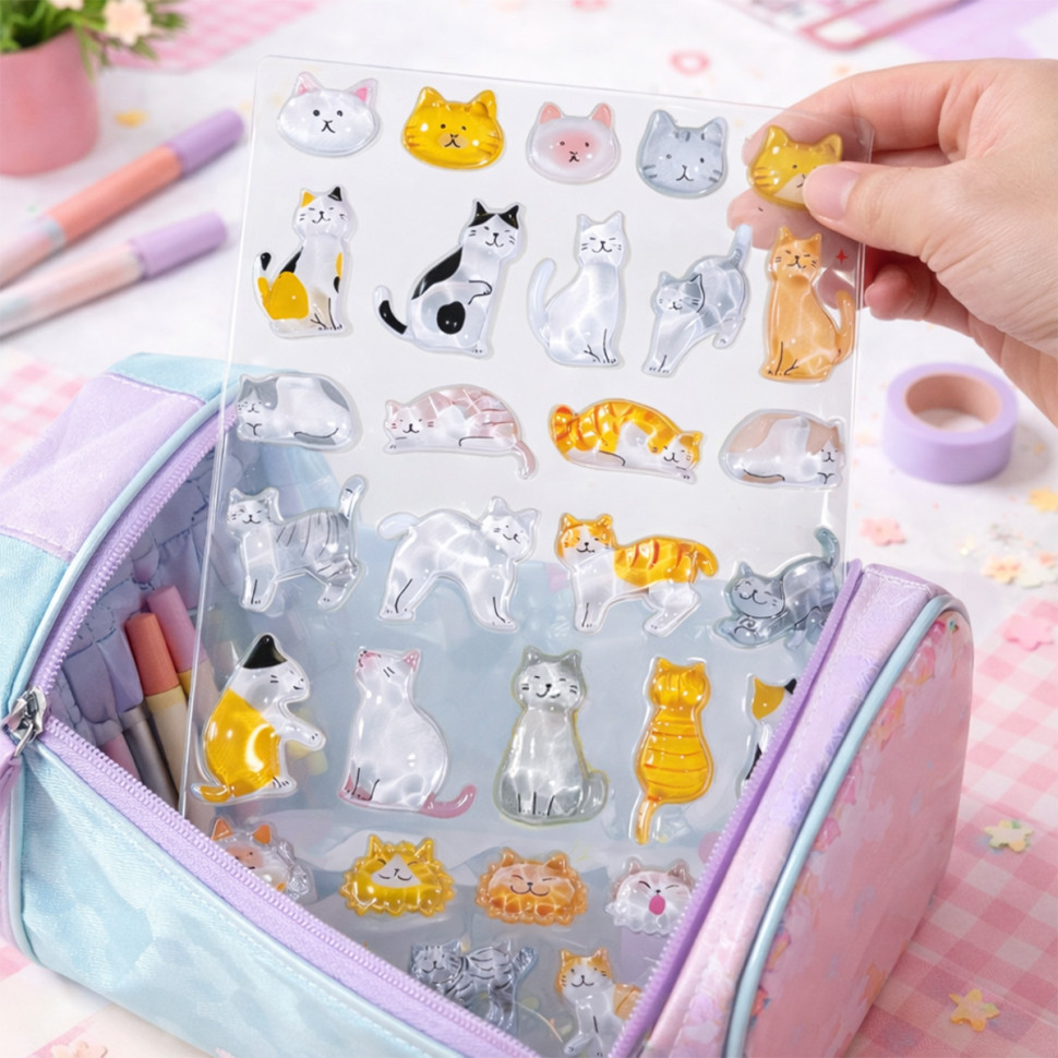 Набор 3D-наклеек 