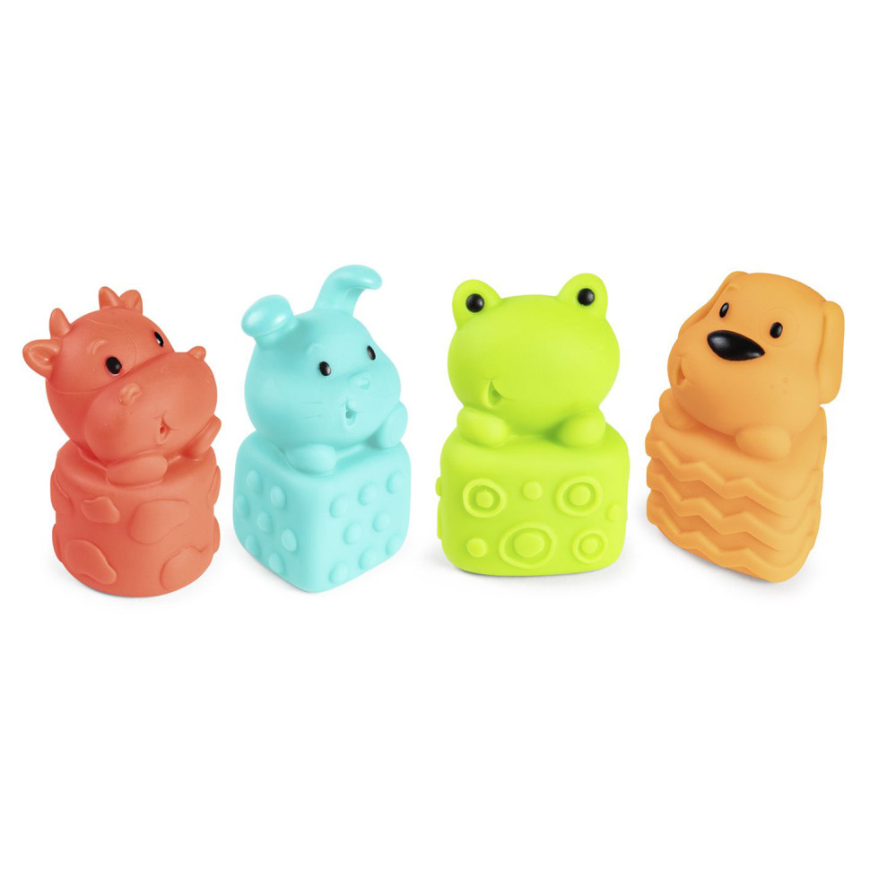 Игрушка для купания Зверята Canpol babies 79/400 в сумке, 4 шт