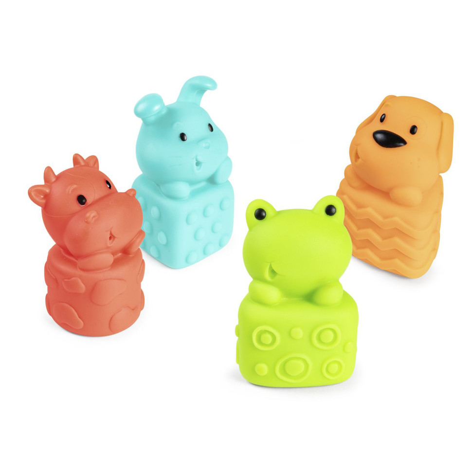 Игрушка для купания Зверята Canpol babies 79/400 в сумке, 4 шт