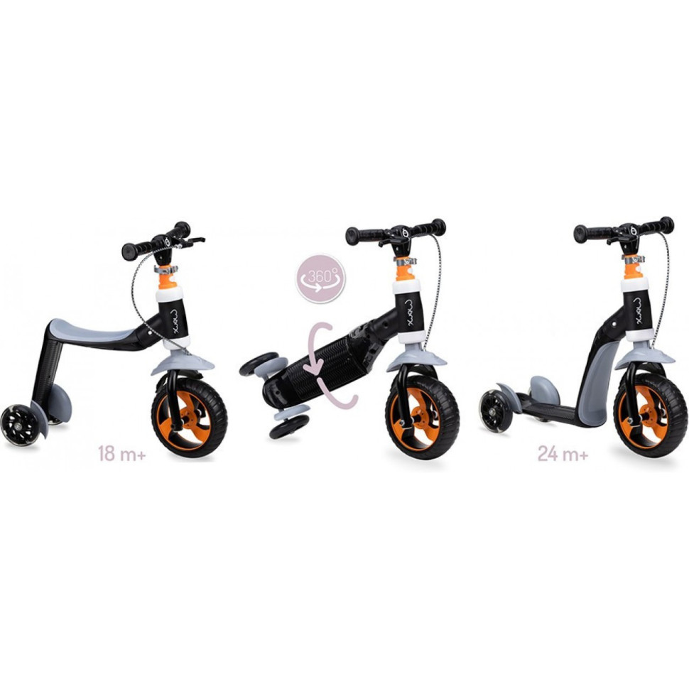 Самокат-беговел Elios 2в1 MoMi ROBI00033 orange