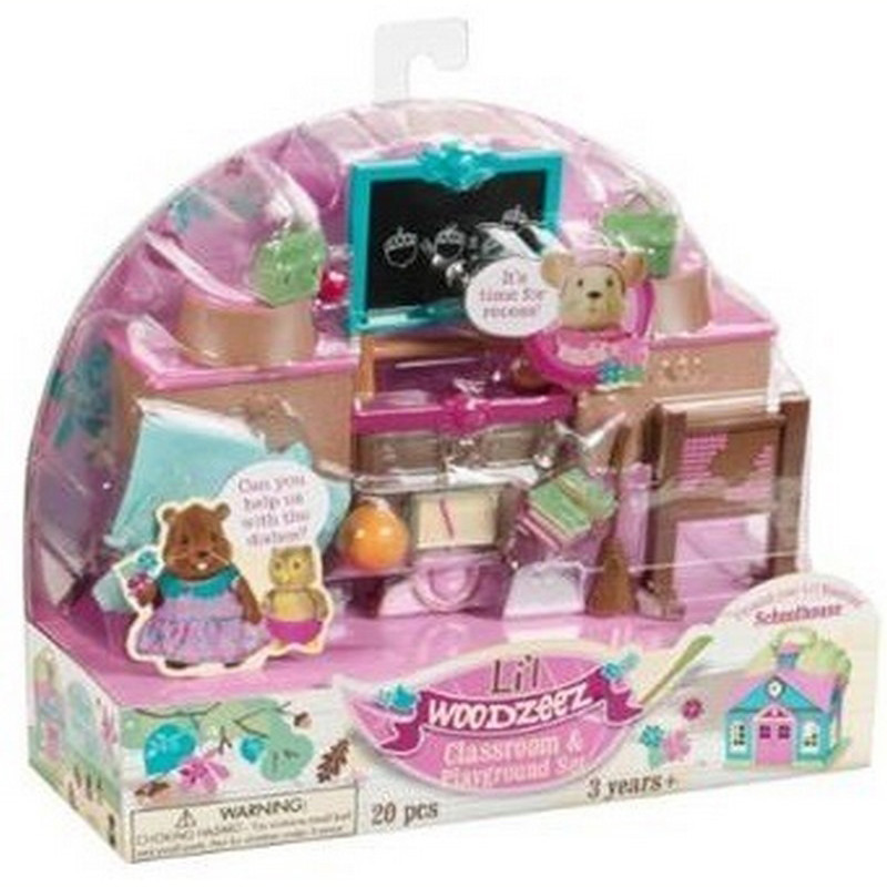 Игровой набор фигурок «Класс и игровая площадка» Li'l Woodzeez WZ6764Z