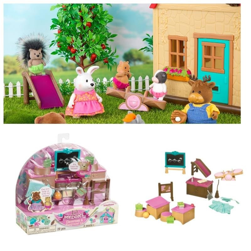 Игровой набор фигурок «Класс и игровая площадка» Li'l Woodzeez WZ6764Z